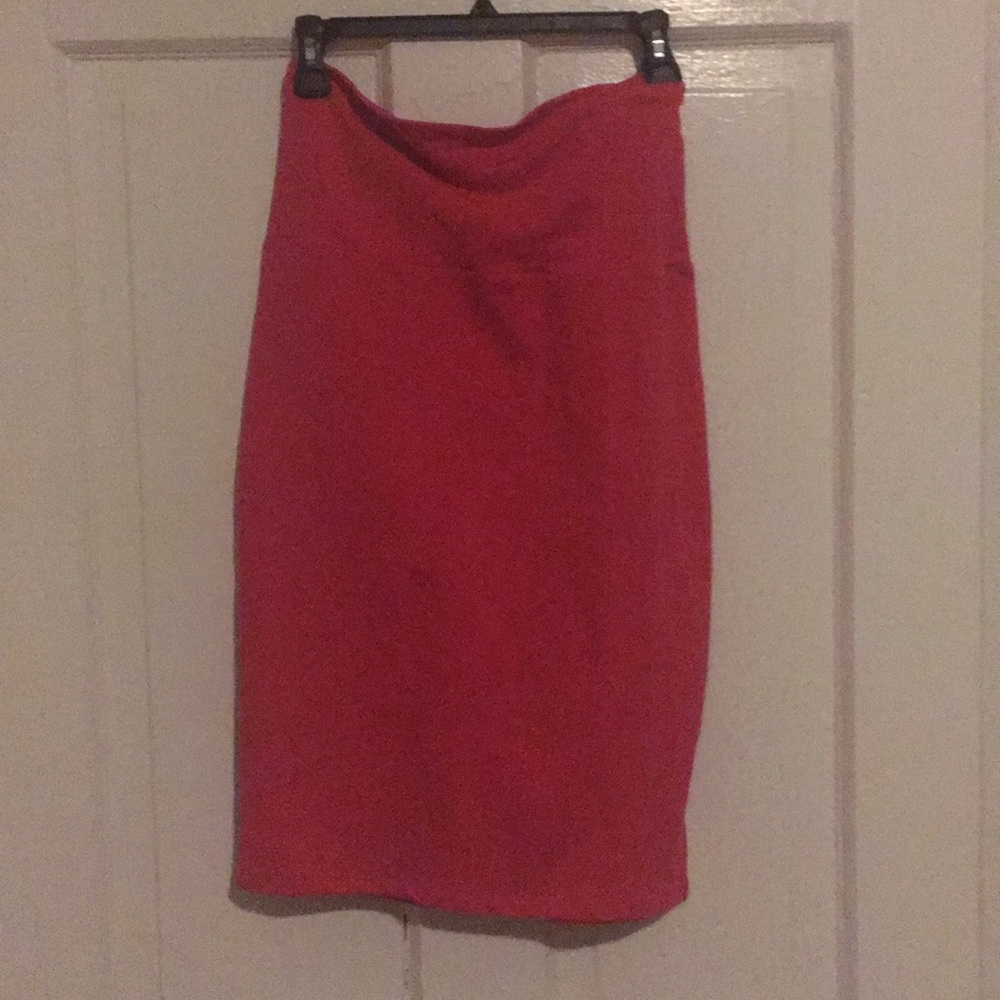Pink skirt